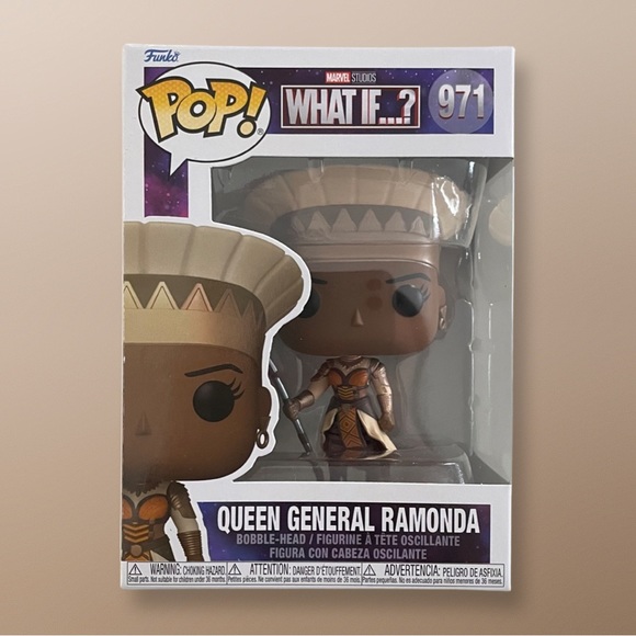 FREE WITH ANY PURCHASE. Funko pop . What if …?, queen , general ramonda - Picture 2 of 7